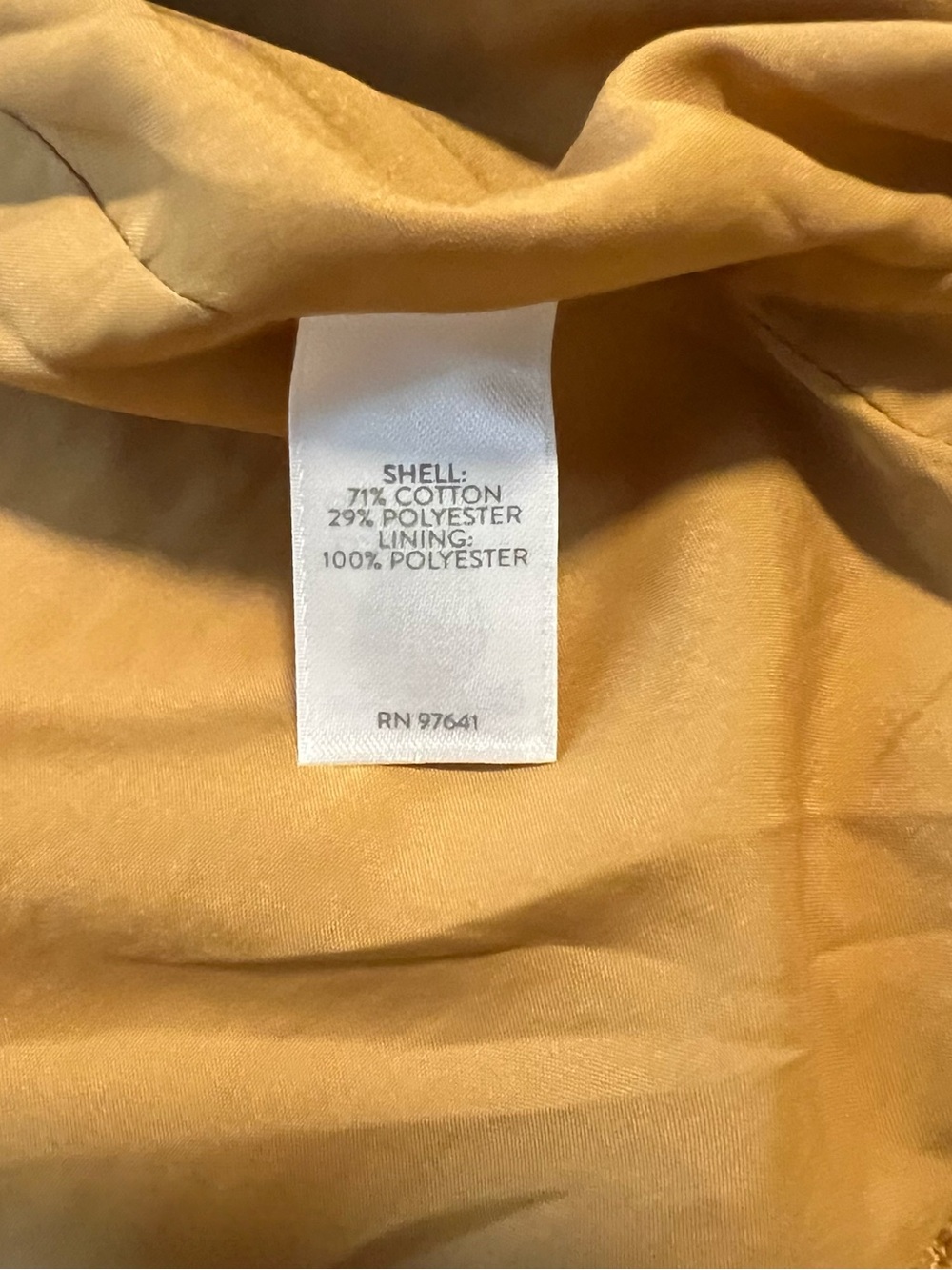 J. Jill Mustard Textured Bouclé Shirt Jacket Honey Medium Petite gold buttons - Picture 6 of 10